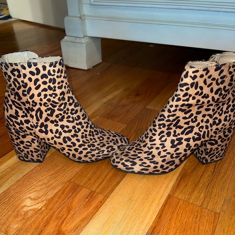 Cheetah booties